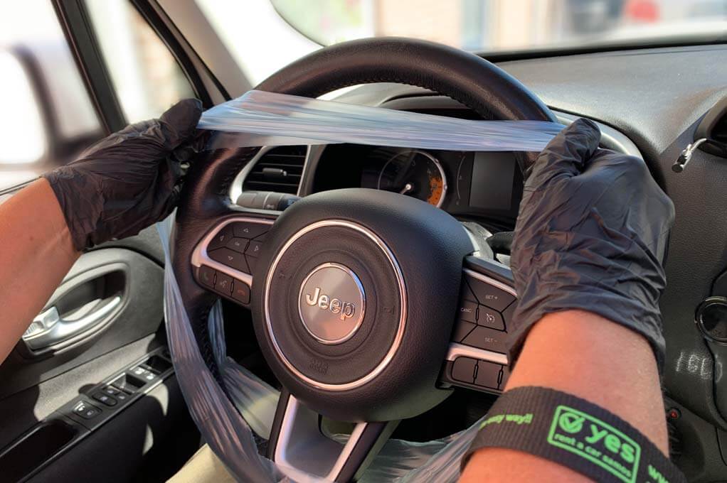 Hygiëne bij yes autoverhuur Samos