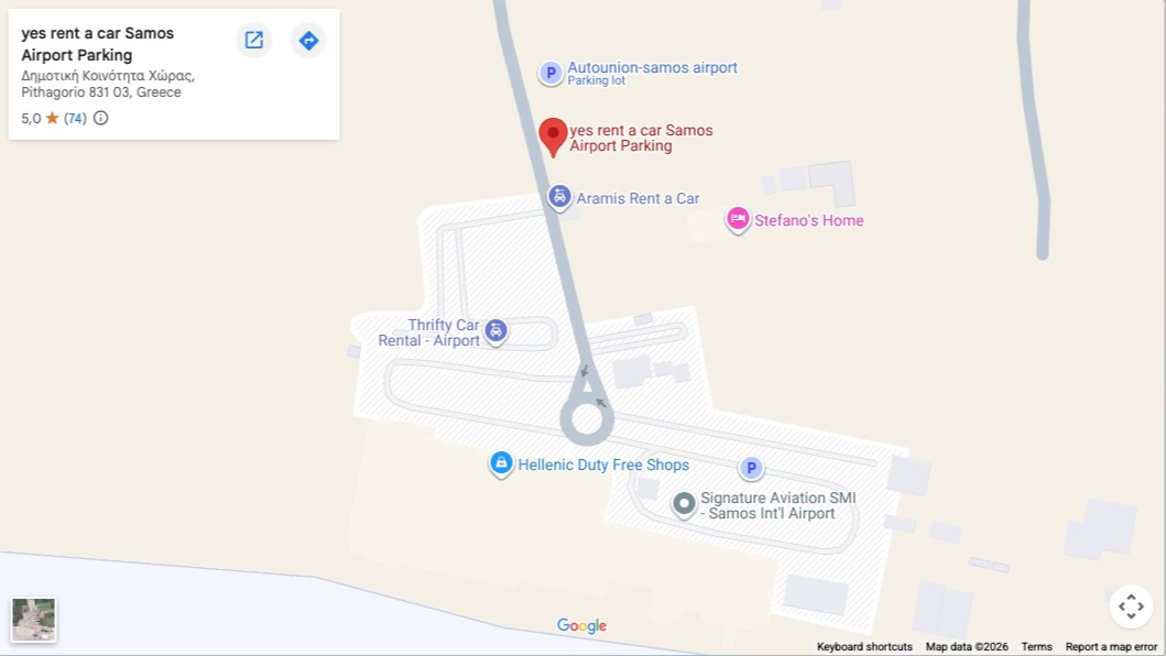 yes airport samos